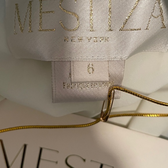 New Mestiza Daniella Pleated Twill Midi Skirt size 6 - Picture 9 of 11